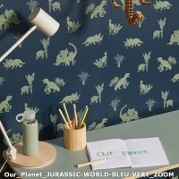 our planet jurassic world bleu vert zoom